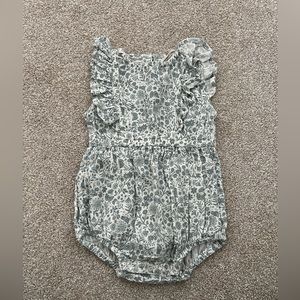 City Mouse romper, organic cotton
